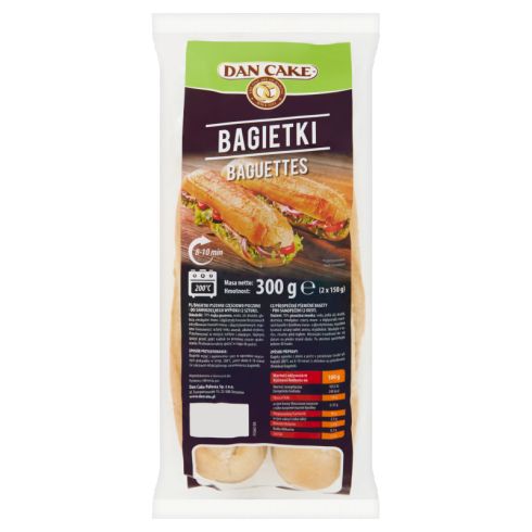 Dan Cake Bagietki 300 g (2 sztuki)
