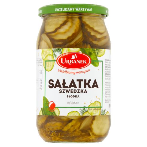 Urbanek Sałatka szwedzka słodka 850 g