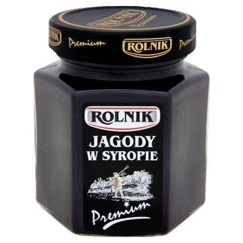 Rolnik Premium Jagody w syropie 320 g