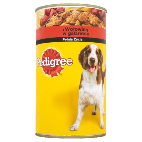 Pedigree z wołowiną w galaretce Karma pełnoporcjowa 1200 g
