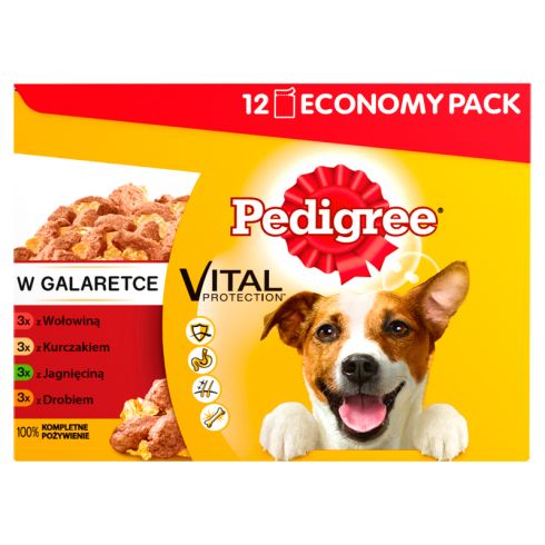Pedigree Vital Protection Karma pełnoporcjowa w galaretce 1,2 kg