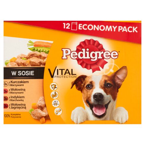 Pedigree Vital Protection w sosie Karma pełnoporcjowa 1,2 kg