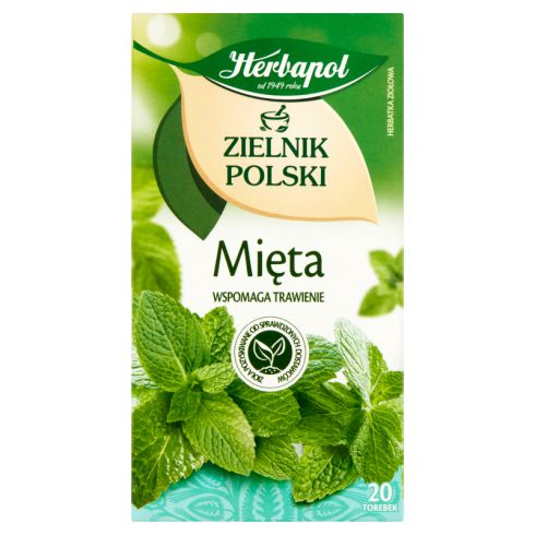 Herbapol Zielnik Polski Herbatka ziołowa mięta 40 g