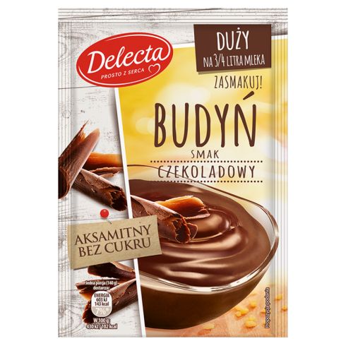 Delecta Budyń smak czekoladowy 64 g