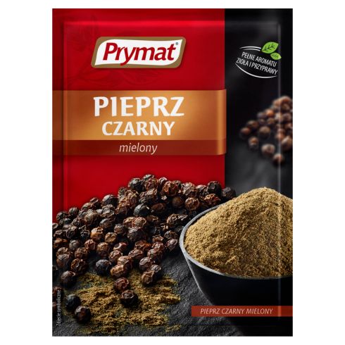 Prymat Pieprz czarny mielony 20 g