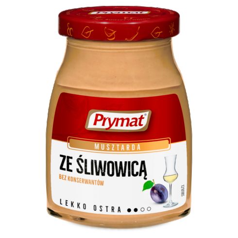 Prymat Musztarda ze śliwowicą 180 g