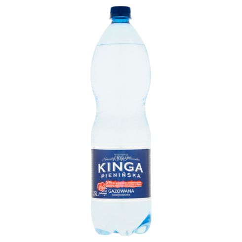 Kinga Pienińska Naturalna woda mineralna gazowana niskosodowa 1,5 l