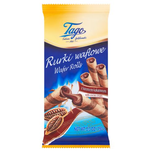 Tago Rurki waflowe z kremem kakaowym 150 g