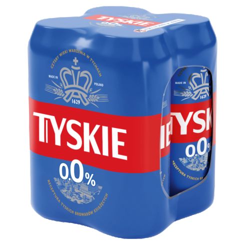 Tyskie Piwo bezalkoholowe 4 x 0,5 l