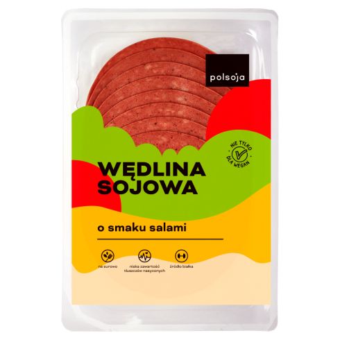 Polsoja Wędlina sojowa o smaku salami 100 g