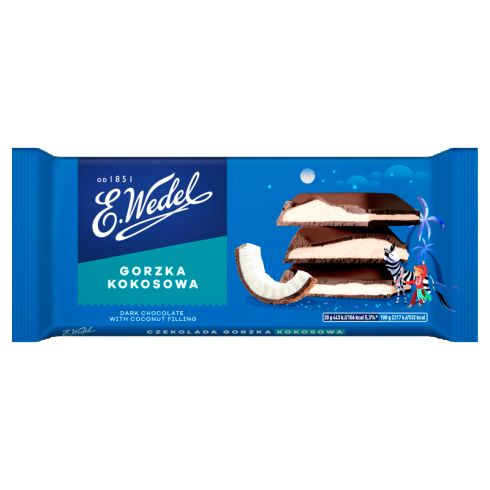 E. Wedel Czekolada gorzka kokosowa 100 g