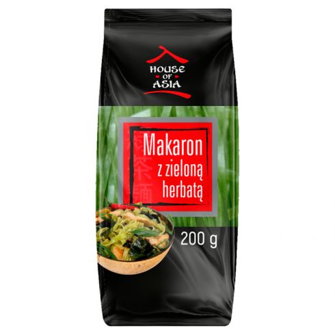 House of Asia Bezglutenowy makaron z tapioką i zieloną herbatą 200 g