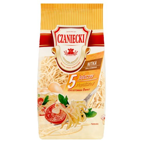 Czaniecki Makaron 5 jajeczny nitka walcowana 500 g