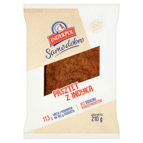 Indykpol Samo dobro Pasztet z indyka 210 g