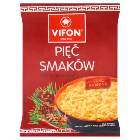 Vifon Pięć Smaków Zupa błyskawiczna 70 g