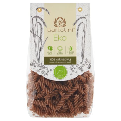 Bartolini Eko Makaron 100% orkiszowy świderek nr 2 250 g