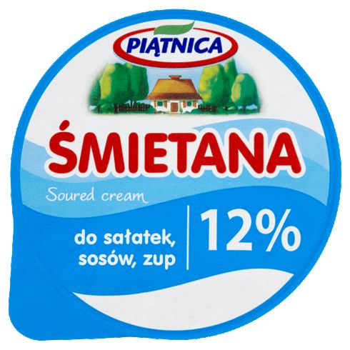 Piątnica Śmietana do sałatek sosów zup 12% 200 g