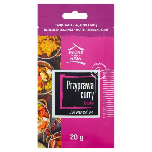 House of Asia Przyprawa curry łagodna 20 g