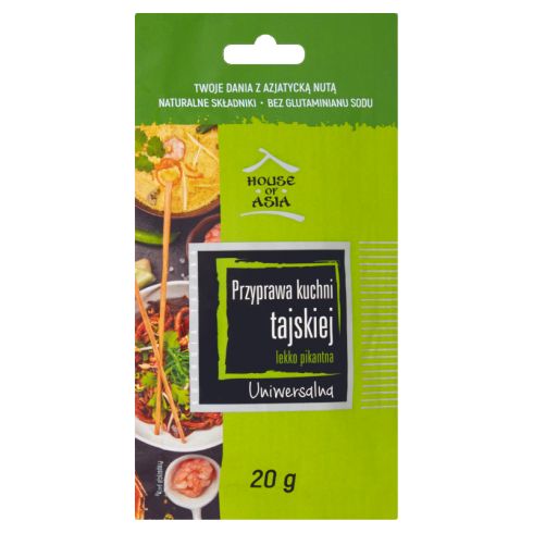 House of Asia Przyprawa kuchni tajskiej lekko pikantna 20 g
