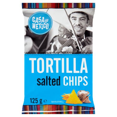 Casa de Mexico Tortilla Chipsy kukurydziane solone 125 g