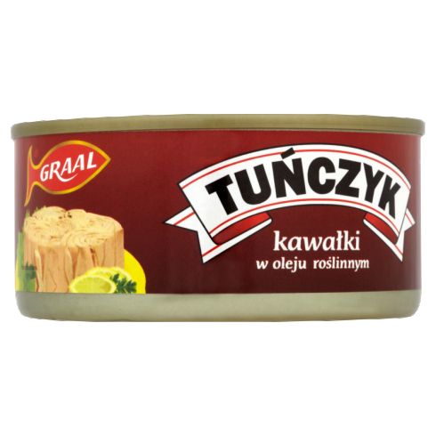 GRAAL Tuńczyk kawałki w oleju roślinnym 170 g