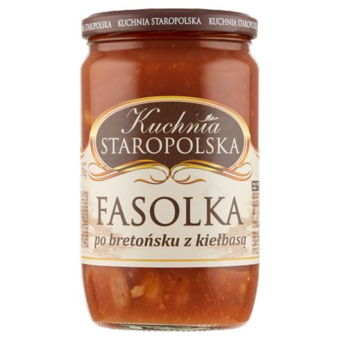 Kuchnia Staropolska Fasolka po bretońsku z kiełbasą 700 g