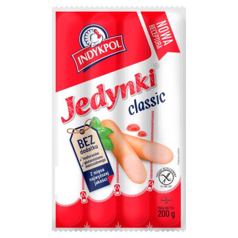 Indykpol Jedynki Parówki classic 200 g