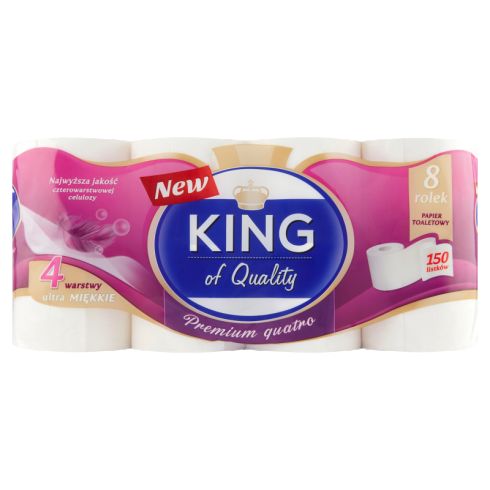 King of Quality Premium Quatro Papier toaletowy 8 rolek