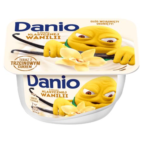 Danone Danio Serek homogenizowany o smaku waniliowym 130 g
