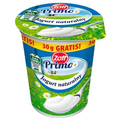 Zott Primo Jogurt naturalny 400 g (370g+30g gratis)