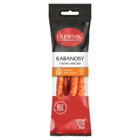 Olewnik Kabanosy z filetem z kurczaka 105 g