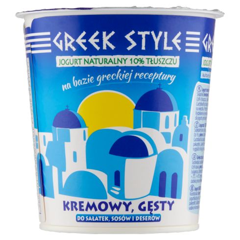 Greek Style Jogurt naturalny 10% tłuszczu 340 g