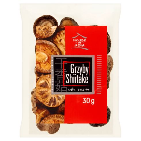 House of Asia Grzyby Shiitake całe suszone 30 g