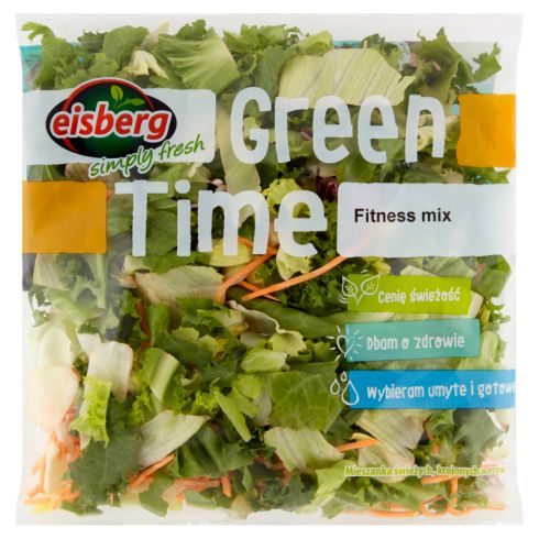Eisberg Green Time Fitness mix Mieszanka świeżych krojonych warzyw 170g
