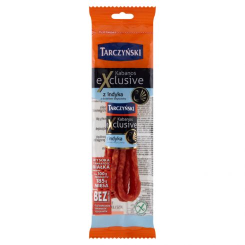 Tarczyński Kabanos Exclusive z indyka z dodatkiem wieprzowiny 90 g