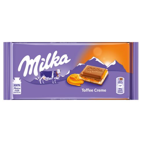 Milka Czekolada mleczna Toffee Creme 100 g