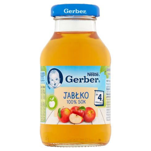 Gerber 100% sok jabłko po 4. miesiącu 200 ml