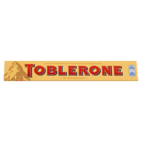 Toblerone Szwajcarska czekolada mleczna z nugatem miodowo-migdałowym 100 g