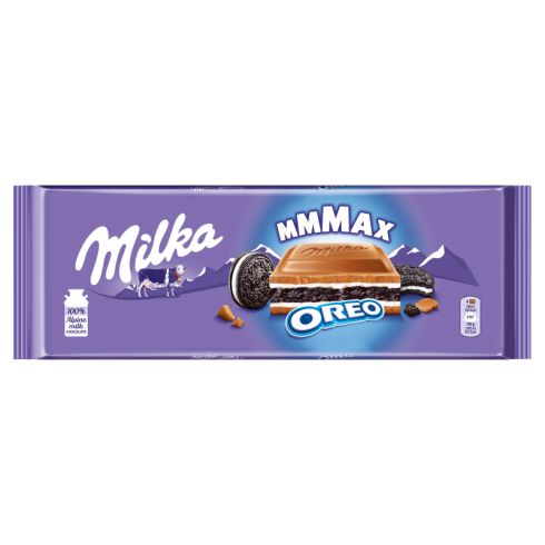 Milka Mmmax Herbatniki kakaowe i mleczne Oreo 300 g