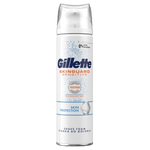 Gillette SkinGuard Sensitive Pianka do golenia dla mężczyzn 250ml