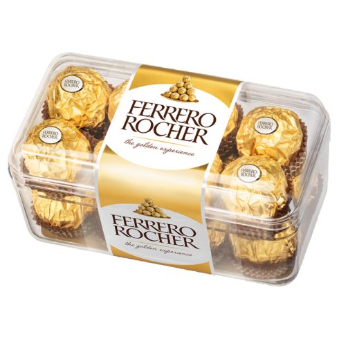 Ferrero Rocher Chrupiący wafelek z kremowym nadzieniem i orzechem laskowym w czekoladzie 200 g