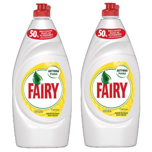 Fairy Lemon Płyn do mycia naczyń 2x900 ml