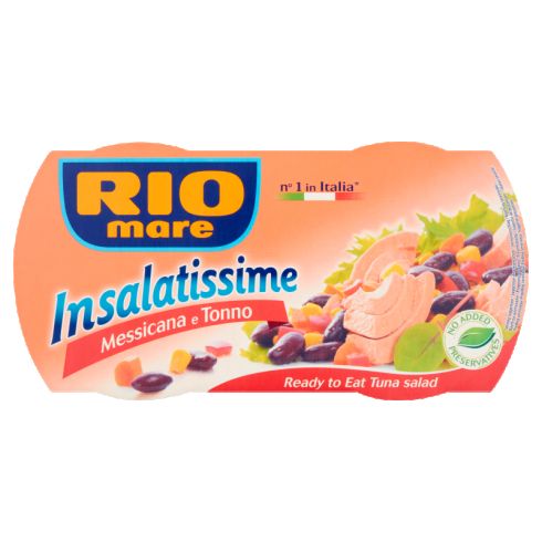 Rio Mare Insalatissime Messicana e Tonno Gotowe danie z warzyw i tuń. 2 x 160 g