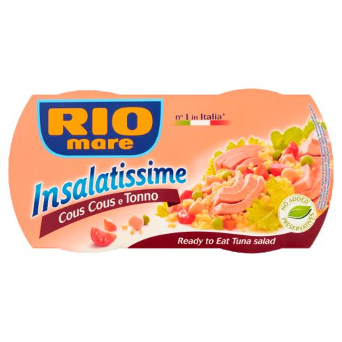 Rio Mare Insalatissime Cous Cous e Tonno Got. dan. z kuskus warz. i tuń. 2 x 160 g