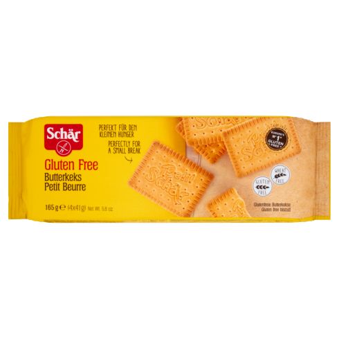 Schär Herbatniki bezglutenowe 165 g (4 x 5 sztuk)
