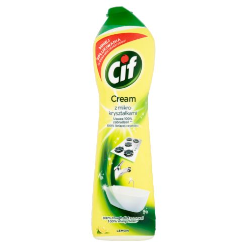 Cif Cream Lemon Mleczko z mikrokryształkami 540 g
