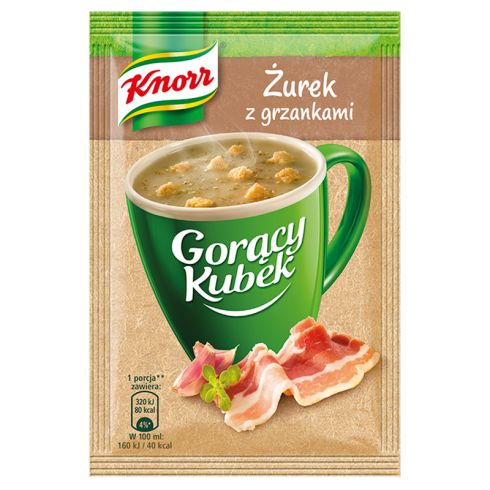 Knorr Gorący Kubek Żurek z grzankami 17 g