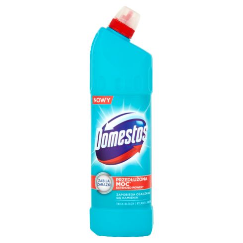 Domestos Przedłużona Moc Atlantic Fresh Płyn czyszcząco-dezynfekujący 1000 ml