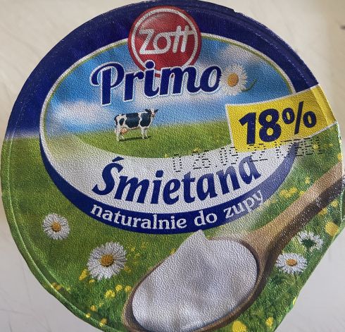 Zott Primo  Śmietana 18% 330g