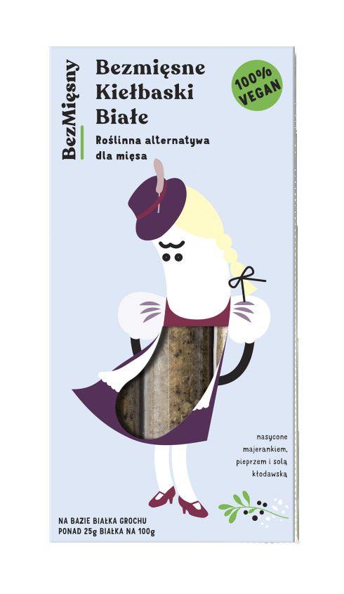 Bezmięsne Kiełbaski Białe 240g